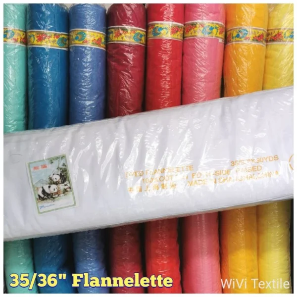 35 36  Flannelette   100  Cotton    30yds pc