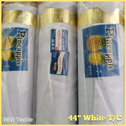 4e4ebc489744a0aadd35e67b7fc0958f.webp 44 45 White T C Kain TC Putih 60yds roll