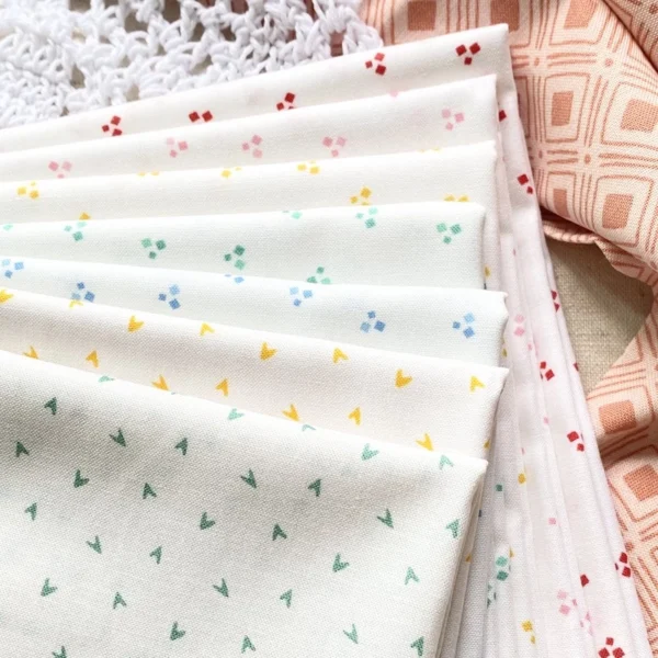 8098f9b975f1d4eb3b5b06bd2fead3bb.webp 100 Cotton Fabric Low Volume Soft Nude Earthy White Tone Patchwork Quilting DIY Craft Fabric