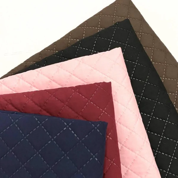 9be13dff1d1c9917cd191499ffc9b583.webp Pre Quilted Batting Fabric Quilted Lining Fabric 0 4 m Bagmaking DIY Craft Fabric