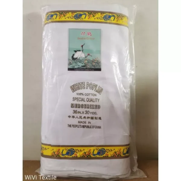 a7356c37afa574a18e0135005888bd43.webp 36 White Poplin 100 Cotton 30yds pc