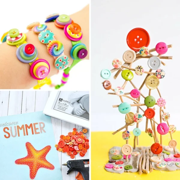 c50b9e3af444c398eb86297e8355f513.webp Assorted Multicolour Craft Mix Button Cute Colourful DIY Sewing Children Butang