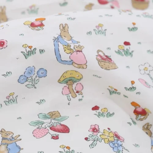 cn-11134207-7r98o-lr2moet42va524.webp Cotton Fabric Width 60 Forest Rabbit Design Clothing Dresses Sheet Cloth Kain Cotton Bidang 60