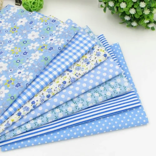 cn-11134207-7ras8-mcvqu20ci2h739.webp Blue 100 Cotton Fabric Kain DIY Cotton Cloth 50cmx150cm Pack