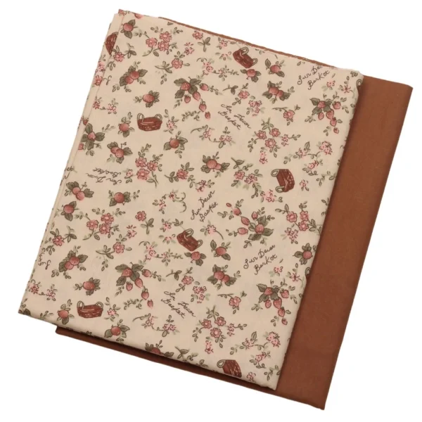 Kain Cotton Bidang 60  Kain Cotton Combed Cotton Twill 60  100  Premium Cotton Fabric Countryside Berry Design