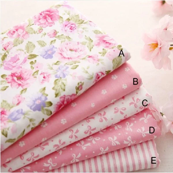 d32160efb53971e2861417308a5b1d14.webp Pink 100 Cotton Fabric Kain Diy Cloth Sewing Craft Kain Cantik