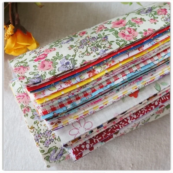 my-11134201-23030-i0u4dy0c0qov0b.webp 50pcs No Repeat 10cmx10cm Squares 100 Cotton Floral Pattern Cotton Sewing Quilting Fabric