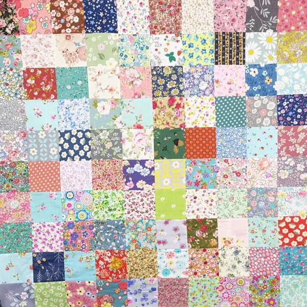 my-11134201-23030-vwjpylyc0qova0.webp 50pcs No Repeat 10cmx10cm Squares 100 Cotton Floral Pattern Cotton Sewing Quilting Fabric