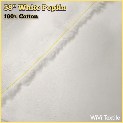 my-11134207-7r98s-lt7l4kflkzqv71.webp 58 White Poplin Kain Putih Poplin Kain Cotton per meter