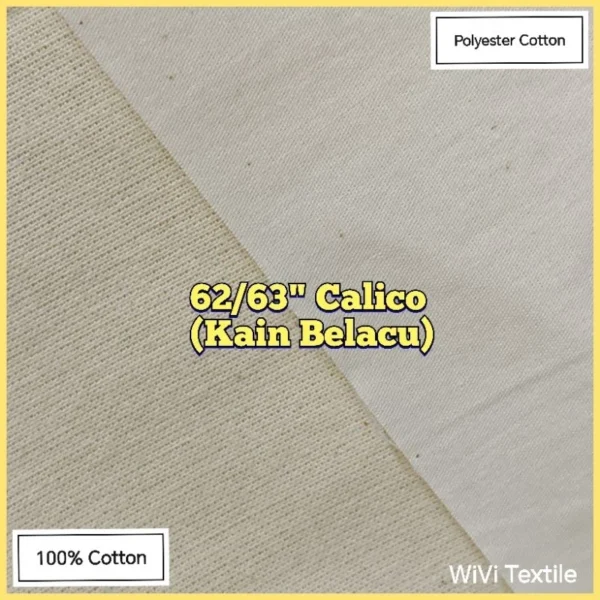 my-11134207-7ras8-m7chgb63di8vb7.webp 62 63 Calico Kain Belacu Unbleached Muslin Kain Bengkung per meter