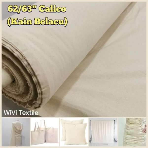 my-11134207-7rask-m7chgb63ewtb72.webp 62 63 Calico Kain Belacu Unbleached Muslin Kain Bengkung per meter