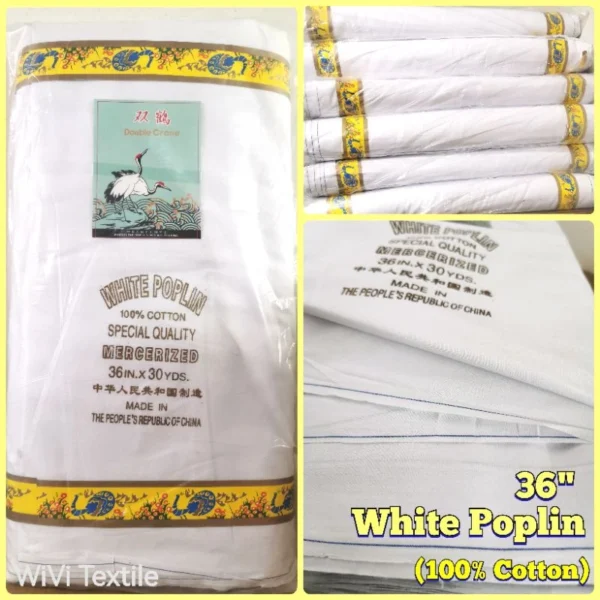 sg-11134201-22090-w2k5mgfdozhvaa.webp 36 White Poplin 100 Cotton 30yds pc