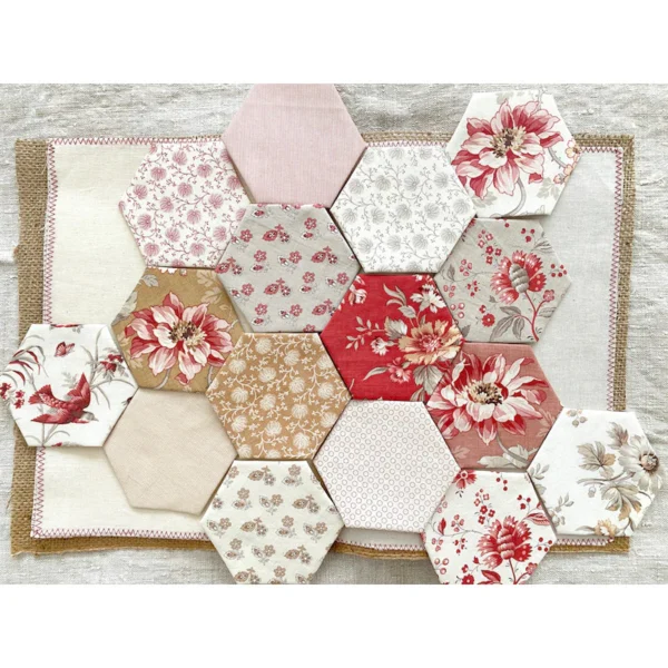 sg-11134201-81zub-mn2md245dxj9c7.webp 100 Cotton Fabric Floral Fabric Scrap Pack Bundle Patchwork Quilting DIY Craft Fabric