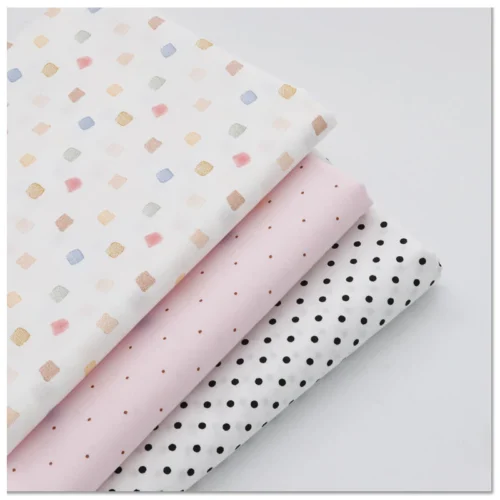 sg-11134201-825b1-mexzu9sbtm2rd6.webp Kain Cotton Bidang 60 Kain Cotton Combed Cotton Twill 60 100 Cotton Fabric Colorful Sugar Cube Polka Dot Design