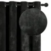 S00f2d79401784794916d06c881ed8988i.webp 150 × 250cm Black Velvet Blackout Curtain – Thermal Insulated Window Curtain (1 Panel)