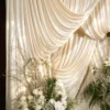 Liquid Crystal Satin Fabric – Thick Reflective Satin for Wedding Dresses & Décor