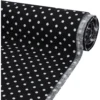 1.09 Yard Black & White Polka Dot Cotton Fabric – 62in Wide Printed Sewing Fabric