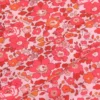 50 × 145cm Red Floral Cotton Poplin Fabric – Printed Sewing Fabric for Dresses & DIY