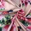 S35d78b0228964997ae169b555a4a52a9m.webp 100 × 145cm Rose Butterfly Stretch Satin Fabric – Printed Sewing Fabric for Dresses