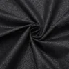 45.3 × 43.3in Black Fusible Cotton Interfacing Fabric – Woven Iron-On Lining for Sewing