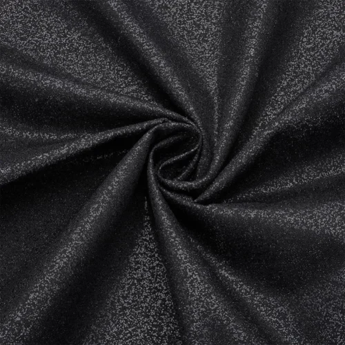 45.3 × 43.3in Black Fusible Cotton Interfacing Fabric – Woven Iron-On Lining for Sewing