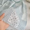 180 × 140cm Floral Cotton Fabric – 100% Cotton Printed Fabric for Sewing & Home Décor