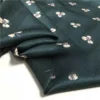 100cm Mulberry Silk Stretch Satin Fabric – Textured Herringbone Print for Blouses & Dresses