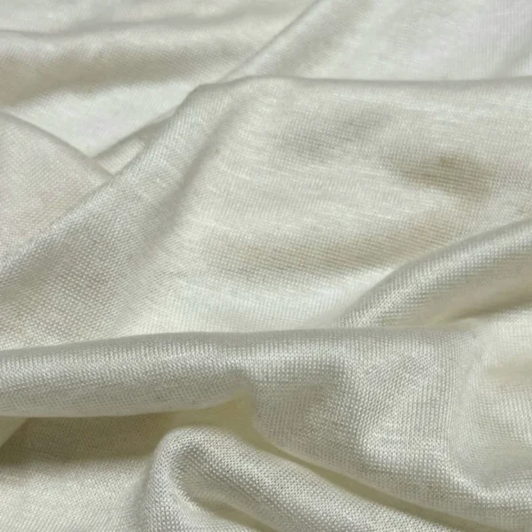 50 × 150cm Sand Washed Knit Linen Fabric – 100% Stretch Linen for Dresses & Cardigans