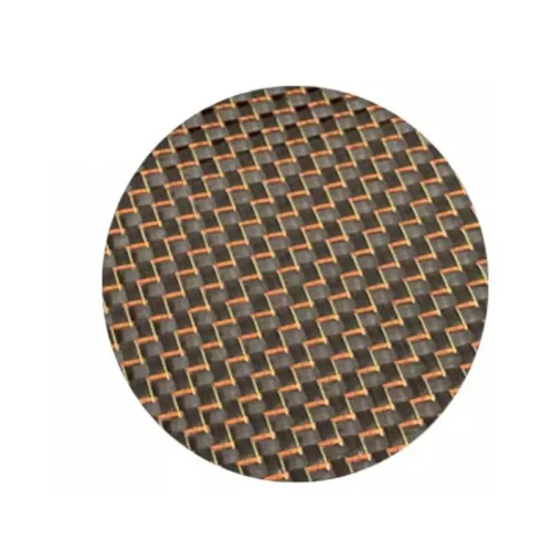 3K Carbon Fiber Fabric – Black & Rose Gold Plain Weave Carbon Fiber Cloth
