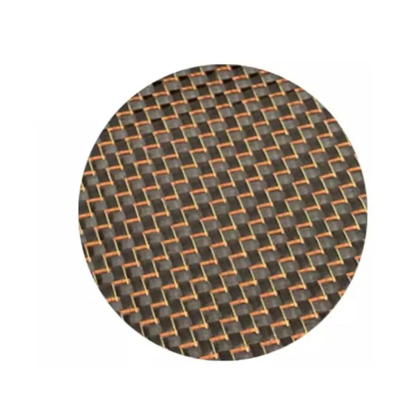 3K Carbon Fiber Fabric – Black & Rose Gold Plain Weave Carbon Fiber Cloth