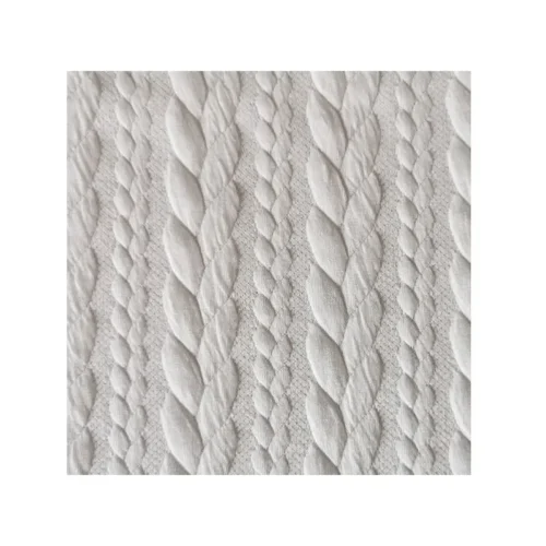 1m Twisted Texture Knit Fabric – Thick Sweater Knit Fabric for Clothing & DIY Sewing