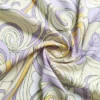 1m × 1.4m Geometric Patchwork Viscose Fabric – Soft Dress Fabric for Sewing