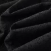 1 Yard Black Cotton Eyelet Embroidery Fabric – Hollow Embroidered Fabric for Dresses & Sewing