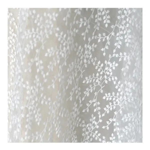 Saef09532d2624f02a219c0f77c2cbe4fQ.webp 1 Yard Floral Embroidered Organza Mesh Lace Fabric – Wedding Dress & DIY Sewing Fabric