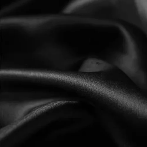 50 × 150cm Black Acetate Satin Fabric – Silky Smooth Draping Fabric for Sewing & Décor