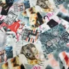 1m × 108cm Printed Silk Satin Fabric – Smooth Stretch Fabric for Dresses & Pants