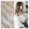 Sc9a168b7a88645c7bc443440c61643a7F.webp 1 Yard Floral Embroidered Organza Mesh Lace Fabric – Wedding Dress & DIY Sewing Fabric