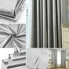 100 × 180cm Double-Sided Silver Coated Blackout Curtain Fabric – Heat Insulation & UV Protection