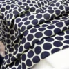 50 × 160cm Navy Polka Dot Cotton Fabric – French Style Sewing Fabric for Dresses & Shirts