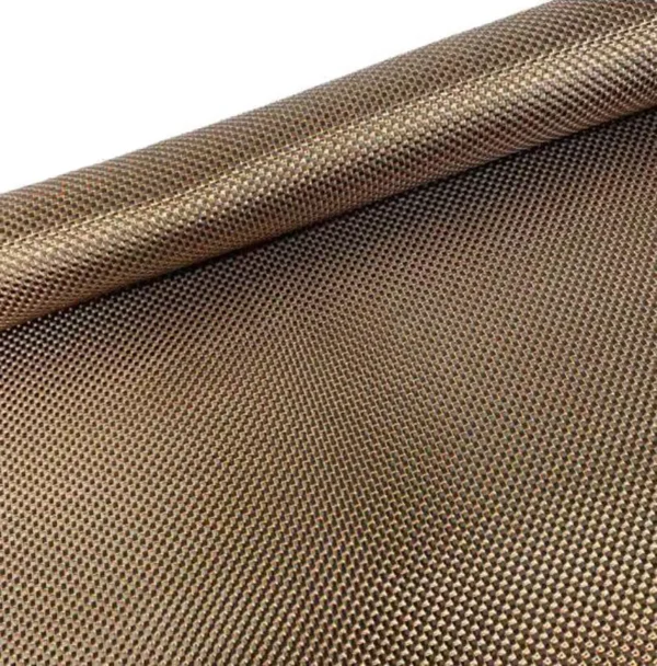 3K Carbon Fiber Fabric – Black & Rose Gold Plain Weave Carbon Fiber Cloth