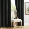 Sdf1986adadd34137bc2baed1b946819bs.webp 150 × 250cm Black Velvet Blackout Curtain – Thermal Insulated Window Curtain (1 Panel)
