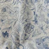 1m Soft French Embroidered Linen Fabric – Decorative Fabric for Clothing & Home Décor