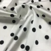 Sef0302aa578740e4bf00ec85571d1628C.webp 0.5m × 114cm White Polka Dot Stretch Satin Fabric – Black Dot Silk Fabric for Dresses