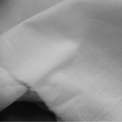 3m White Cotton Voile Fabric – Lightweight Cotton Lining & Curtain Fabric (140cm Wide)