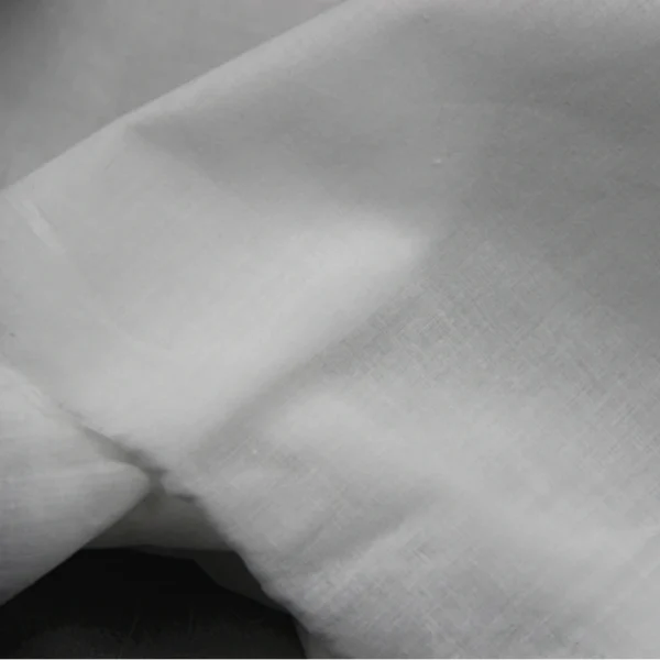 3m White Cotton Voile Fabric – Lightweight Cotton Lining & Curtain Fabric (140cm Wide)